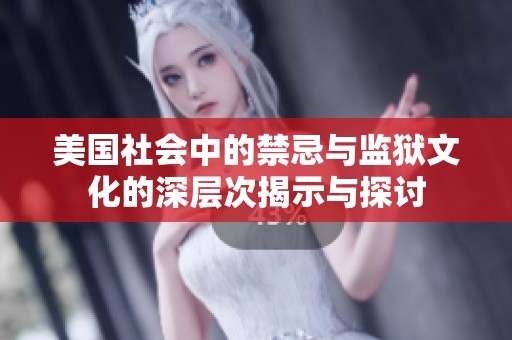 美国社会中的禁忌与监狱文化的深层次揭示与探讨