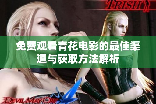 免费观看青花电影的最佳渠道与获取方法解析