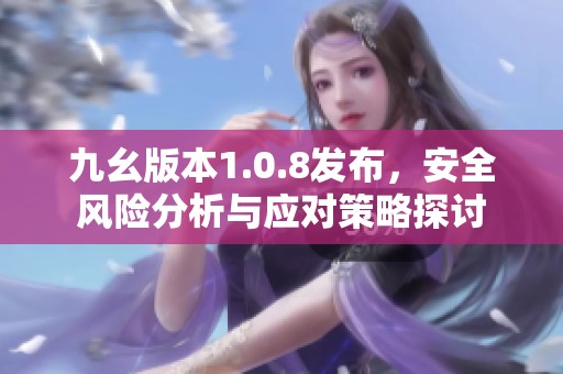九幺版本1.0.8发布，安全风险分析与应对策略探讨