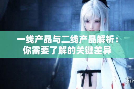 一线产品与二线产品解析：你需要了解的关键差异
