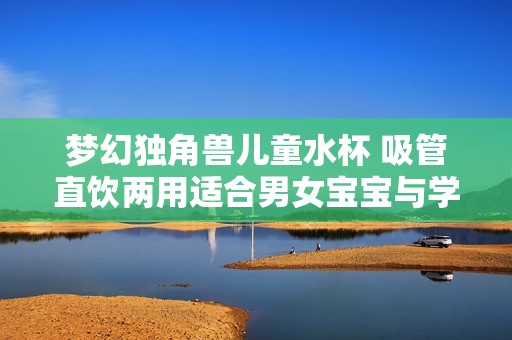 梦幻独角兽儿童水杯 吸管直饮两用适合男女宝宝与学生