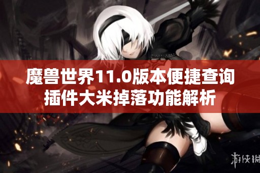 魔兽世界11.0版本便捷查询插件大米掉落功能解析 魔兽世界11.0版本便捷查询插件大米掉落功能解析