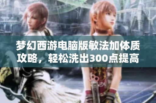 梦幻西游电脑版敏法加体质攻略，轻松洗出300点提高战力